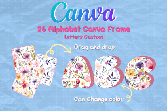 Alphabet Balloon Letters Canva Frame: A Creative Tool for Designers and Content Creators