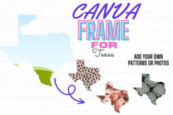 Canva Frame for Texas Digital Template: A Creative Tool for Social Media and More