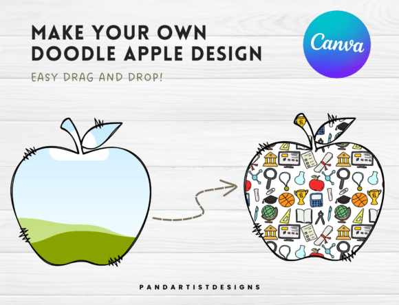 Doodle Apple Canva Frames: A Flexible Design Tool for Creative Professionals
