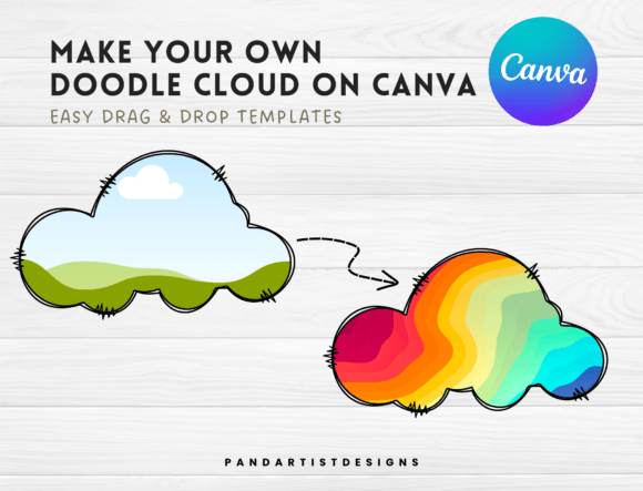 Doodle Cloud Canva Frames: A Flexible Tool for Custom Design Projects