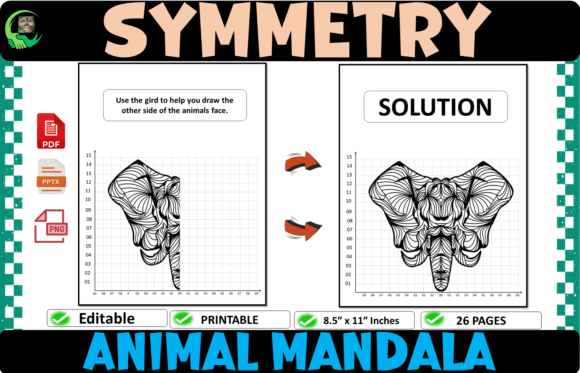 Exploring Geometric Symmetry with Animal Mandalas