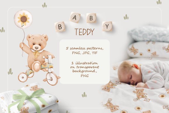 Little Taddy - Hand Drawn Watercolor: A Versatile Creative Resource for Modern Designers