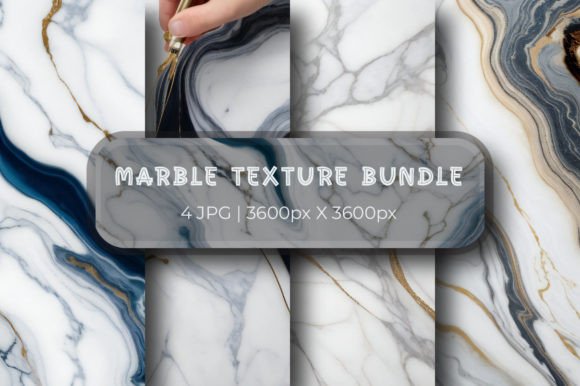 Marble Texture Abstract Background Set