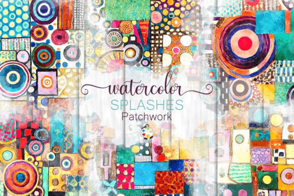 Patchwork Pattern Splashes Set 1: A Versatile Tool for Creative Designers and Artists