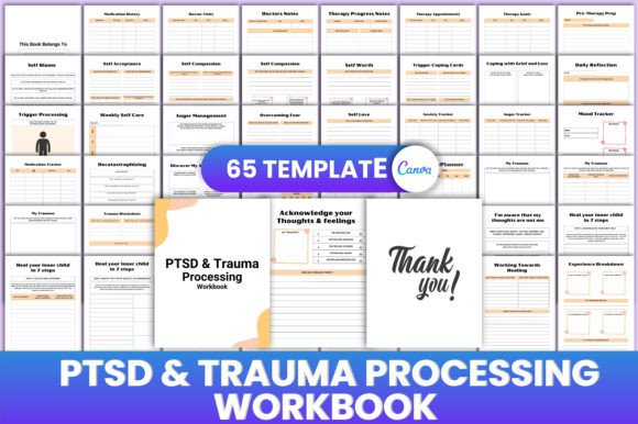 PTSD Trauma Processing Workbook Canva: A Customizable Tool for Healing