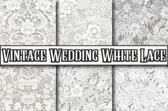 Shabby Chic Vintage Bridal White Lace: A Timeless Design Element for Creative Projects